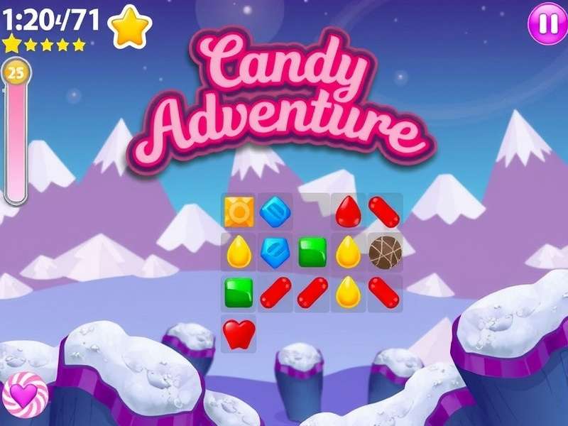 Candy Adventure Gameplay Screenshot